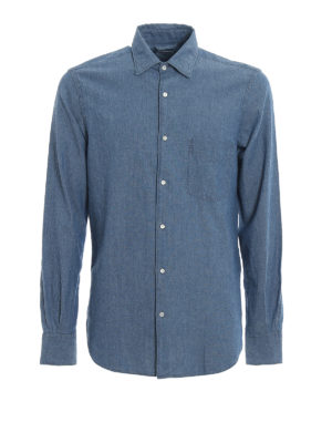 ASPESI: shirts - Cotton denim shirt