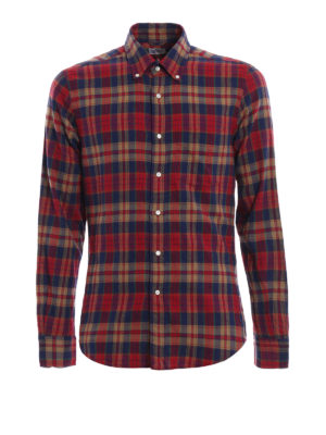 ASPESI: camicie - Camicia New Robert b/d in cotone scozzese