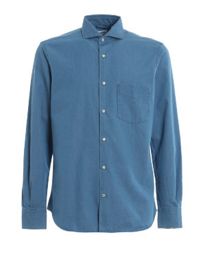 ASPESI: shirts - Pocket detail denim shirt