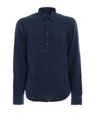 ASPESI: camicie - Camicia basic in puro lino