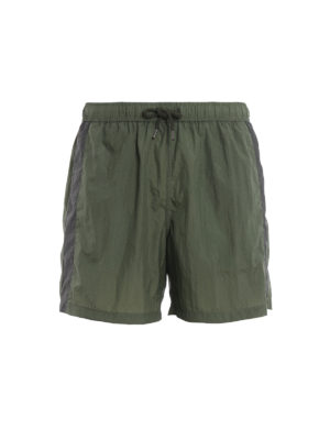 ASPESI: Costumi piscina e boxer - Boxer da mare Flying Dutchman verde scuro