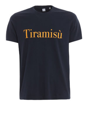 ASPESI: t-shirt - T-shirt Tiramisù in jersey blu