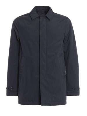 ASPESI: trench coats - Alfie warm nylon taffeta trench