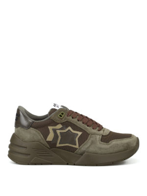 ATLANTIC STARS: sneakers - Sneaker Mars color verde militare