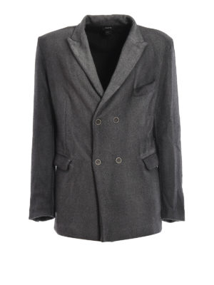 AVANT-TOI: giacche blazer - Giacca doppiopetto in maglia punto stuoia