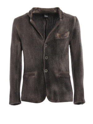 AVANT-TOI: giacche blazer - Giacca in misto cashmere punto stuoia