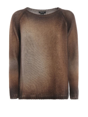 AVANT-TOI: maglia collo a barchetta - Maglione over sfumato in cashmere