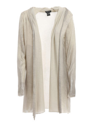 AVANT-TOI: cardigan - Cardigan aperto laminato in misto cashmere