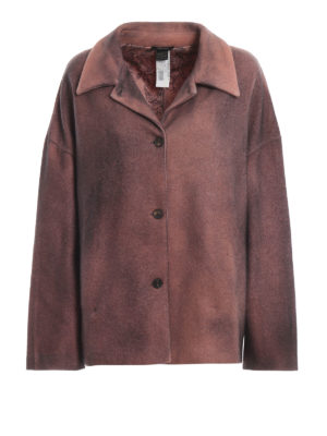 AVANT-TOI: giacche casual - Giacca sfumata rosa in lana merino e cashmere