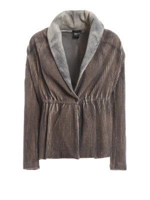 AVANT-TOI: giacche casual - Giacca in cashmere e cotone a coste