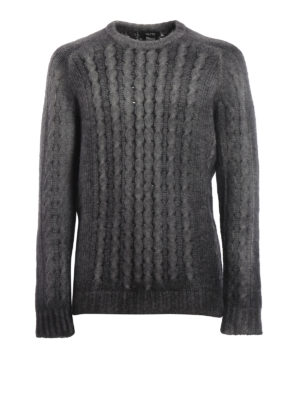 AVANT-TOI: maglia collo rotondo - Girocollo in alpaca a trecce