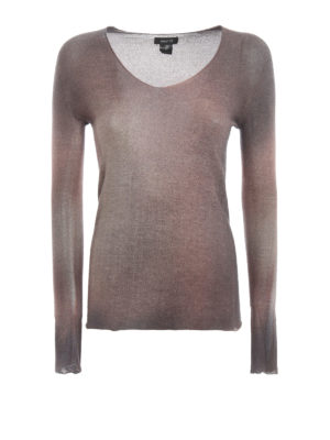 AVANT-TOI: maglia collo rotondo - Maglia in cashmere e seta sfumata