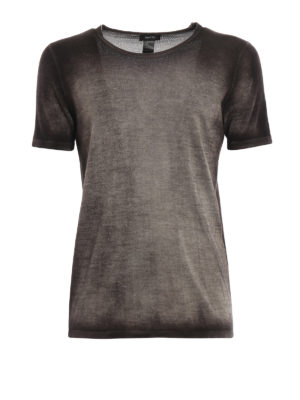 AVANT-TOI: maglia collo rotondo - Girocollo a manica corta in cashmere seta