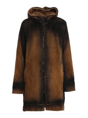 farrow roma faux shearling coat
