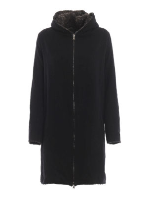 AVANT-TOI: cappotti al ginocchio - Cappotto reversibile in cashmere seta e lana