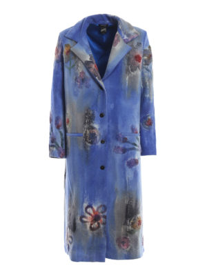 AVANT-TOI: cappotti lunghi - Cappotto in misto lana con dettagli floreali