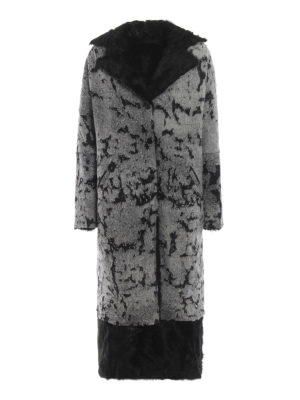 AVANT-TOI: cappotti lunghi - Cappotto reversibile in lana e pelliccia