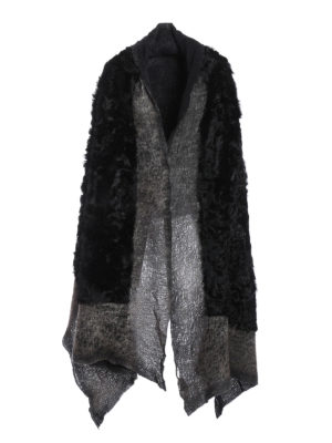AVANT-TOI: Stole & Scialli - Sciarpone destroyed con pelliccia