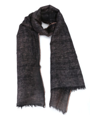 AVANT-TOI: Stole & Scialli - Stola in lino dipinta a mano