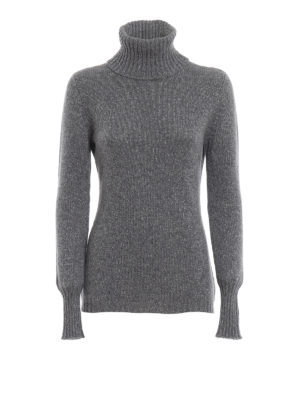 AVANT-TOI: maglia a collo alto e polo - Maglione mélange a collo alto in cashmere