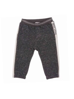 BABY DIOR: trousers - Melange grey sweatpants