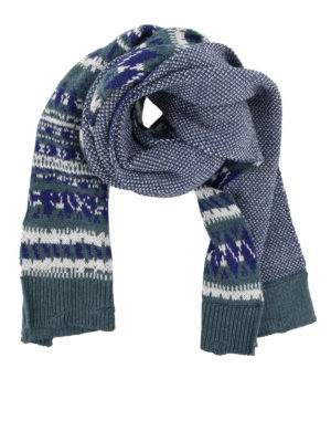 BALENCIAGA: sciarpe e foulard - Sciarpa jacquard effetto rovinato