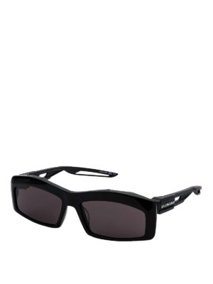 BALENCIAGA: sunglasses - Sporty temples sunglasses