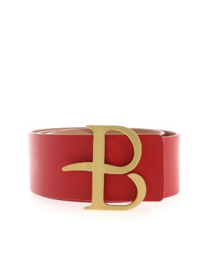BALLANTYNE: belts - Logo buckle belt in red