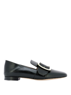 BALLY: Mocassini e slippers - Mocassini Janelle in pelle nera