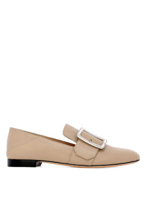 BALLY: Mocassini e slippers - Mocassini Janelle in pelle beige