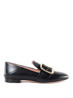 BALLY: Mocassini e slippers - Mocassini neri Janelle in pelle