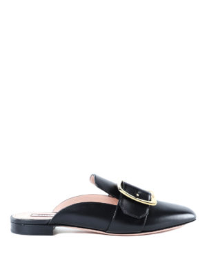 BALLY: Mocassini e slippers - Ciabattine Janesse nere in pelle