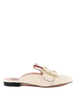BALLY: Mocassini e slippers - Ciabattine Janesse con dettaglio a righe