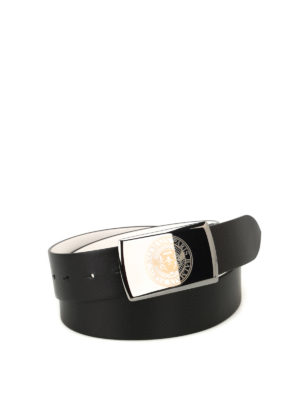 Balmain: belts - Black and white reversible belt