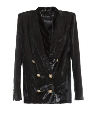Balmain: Blazer - Blazer - Negro