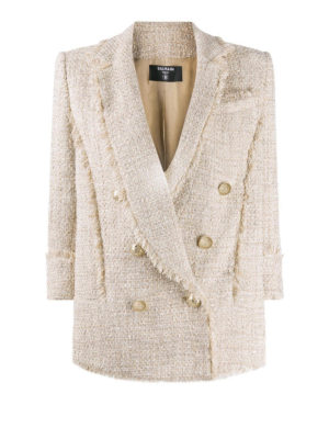 Balmain: Blazer - Blazer - Dorado