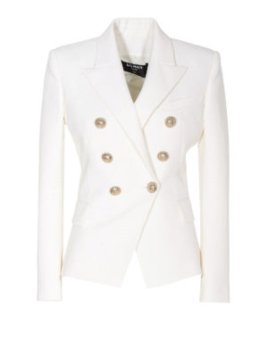 Balmain: Blazer - Blazer - Blanco
