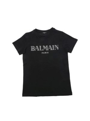 Balmain: Camisetas - Camiseta - Negro