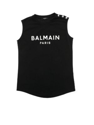 Balmain: Tops y camisas - Top - Negro