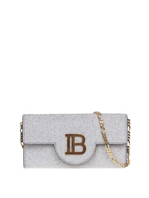 Balmain: portafogli - Portafoglio B-Wallet glitter