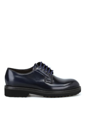 BARRETT: scarpe stringate - Derby ultraleggere in pelle spazzolata blu