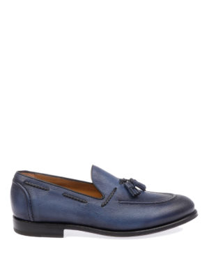 BARRETT: Mocassini e slippers - Mocassini in pelle degradé blu