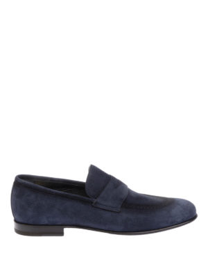 BARRETT: Mocassini e slippers - Mocassini in camoscio blu