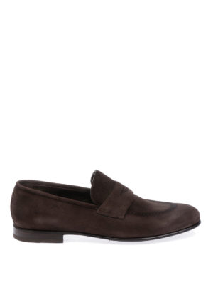 BARRETT: Mocassini e slippers - Mocassini in camoscio marrone