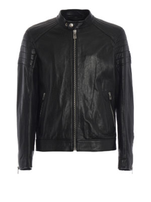 BELSTAFF: giacche in pelle - Giubbotto biker in pelle Northcott
