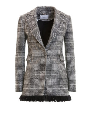BLUGIRL: giacche blazer - Blazer in misto lana Principe di Galles