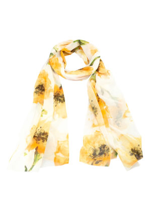 BLUGIRL: Stole & Scialli - Scialle con fantasia floreale