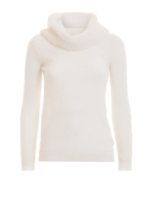 BLUGIRL: maglia a collo alto e polo - Pullover in alpaca e mohair collo ad anello