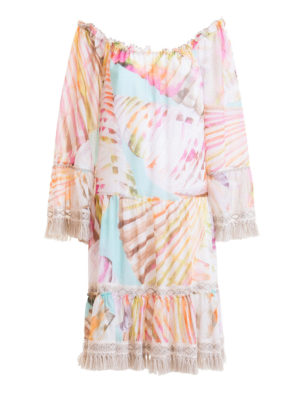 BLUMARINE: Vestidos media pierna - Vestido Midi - Multicolor