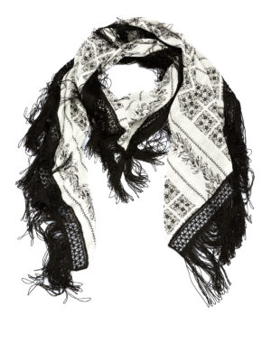 BLUMARINE: Stole & Scialli - Scialle triangolare in cotone